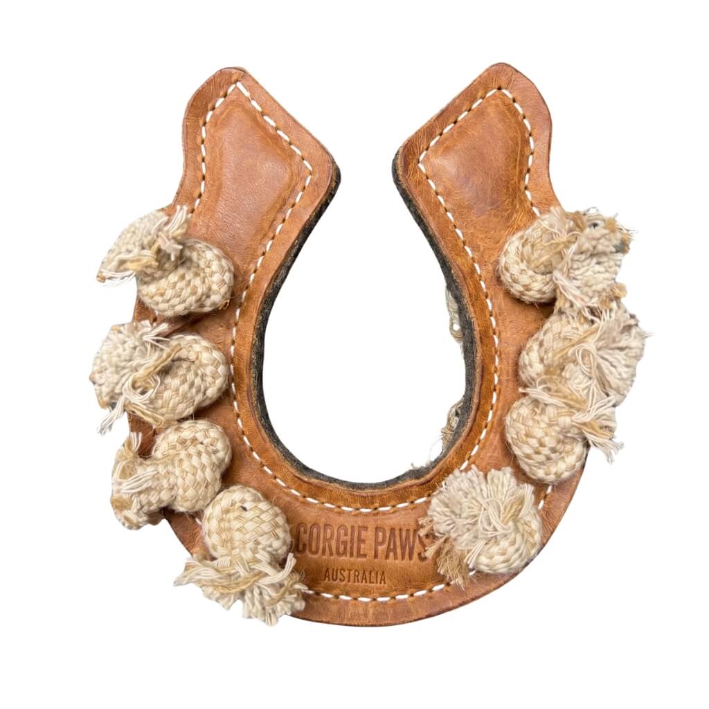 Horseshoe - Pink Tan - Georgie PawsHorseshoe - Pink TantoyGeorgie Paws