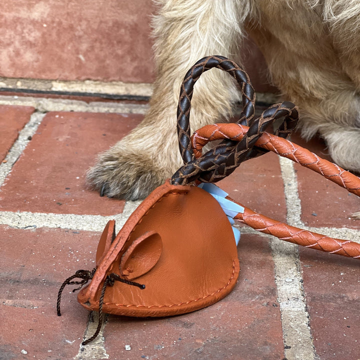 Mouse Poobag Dispenser - Ochre - Georgie PawsMouse Poobag Dispenser - OchreGiftGeorgie Paws