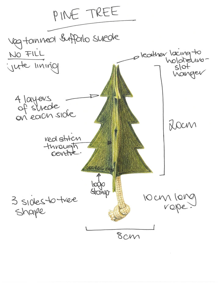 Pine Tree Tug Toy - Georgie PawsPine Tree Tug ToytoyGeorgie Paws