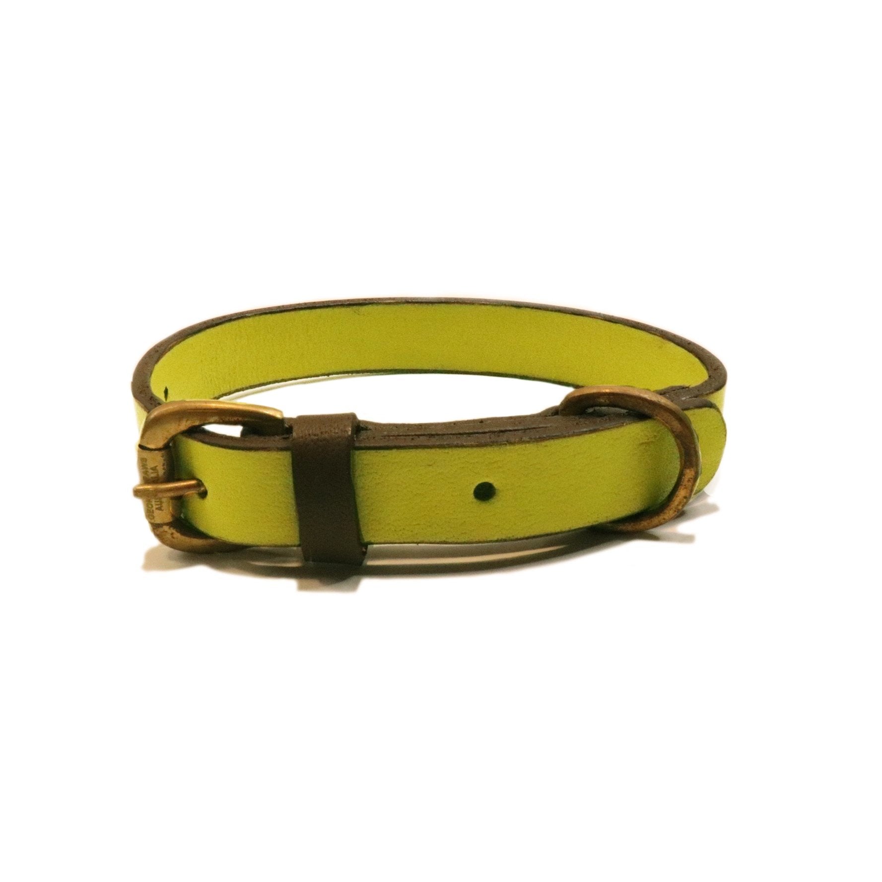 Furmes Kelly Black Leather Collar & Leash, Paws Circle