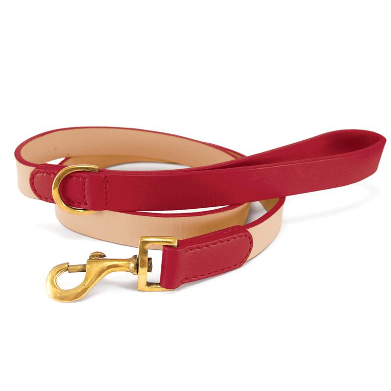 Jersey Lead - natural+red - Georgie PawsJersey Lead - natural+redLeadGeorgie Paws